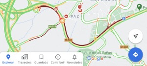 210212 pantallazo navegador atasco en pozuelo