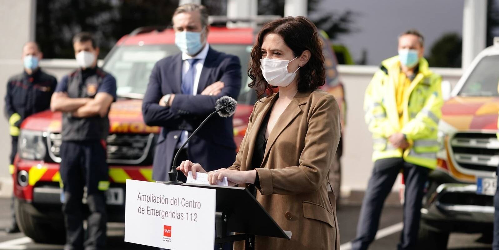 Díaz Ayuso inaugura el nuevo edificio del Centro de Emergencias 112 de la Comunidad de Madrid en Pozuelo