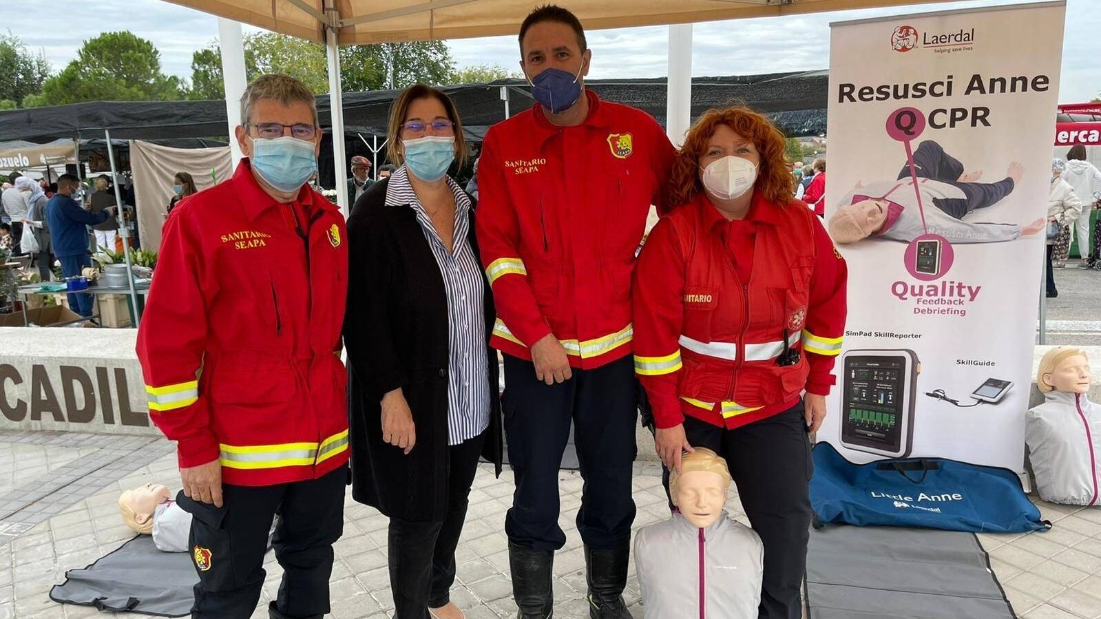 Talleres para realizar una RCP y manejar un desfibrilador de la mano del SEAPA