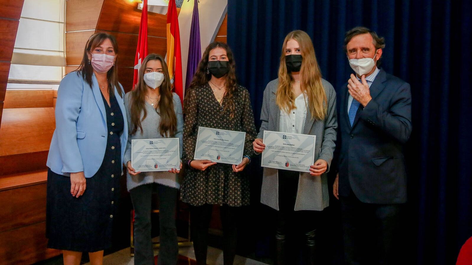 Tres alumnas de Pozuelo reciben la beca para estudiar en la UFV