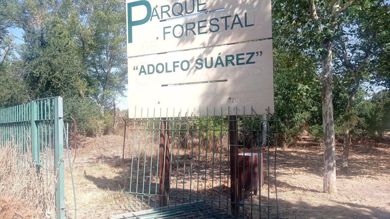 El Parque Forestal Adolfo Suárez cae en el olvido 