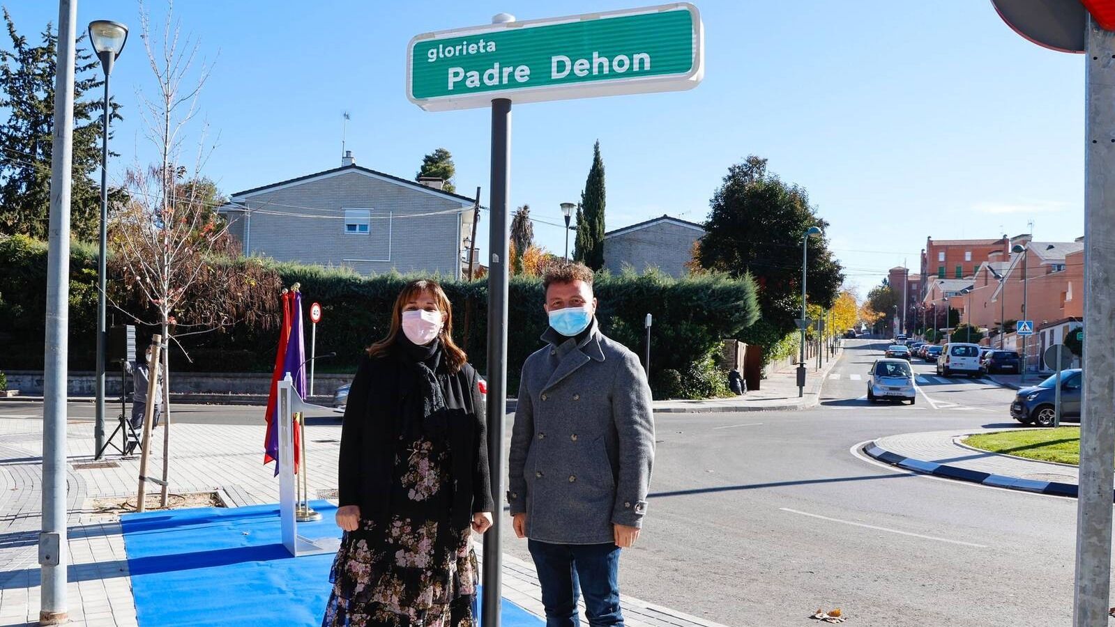 Pozuelo dedica una glorieta al fundador de ESIC, el Padre Dehon