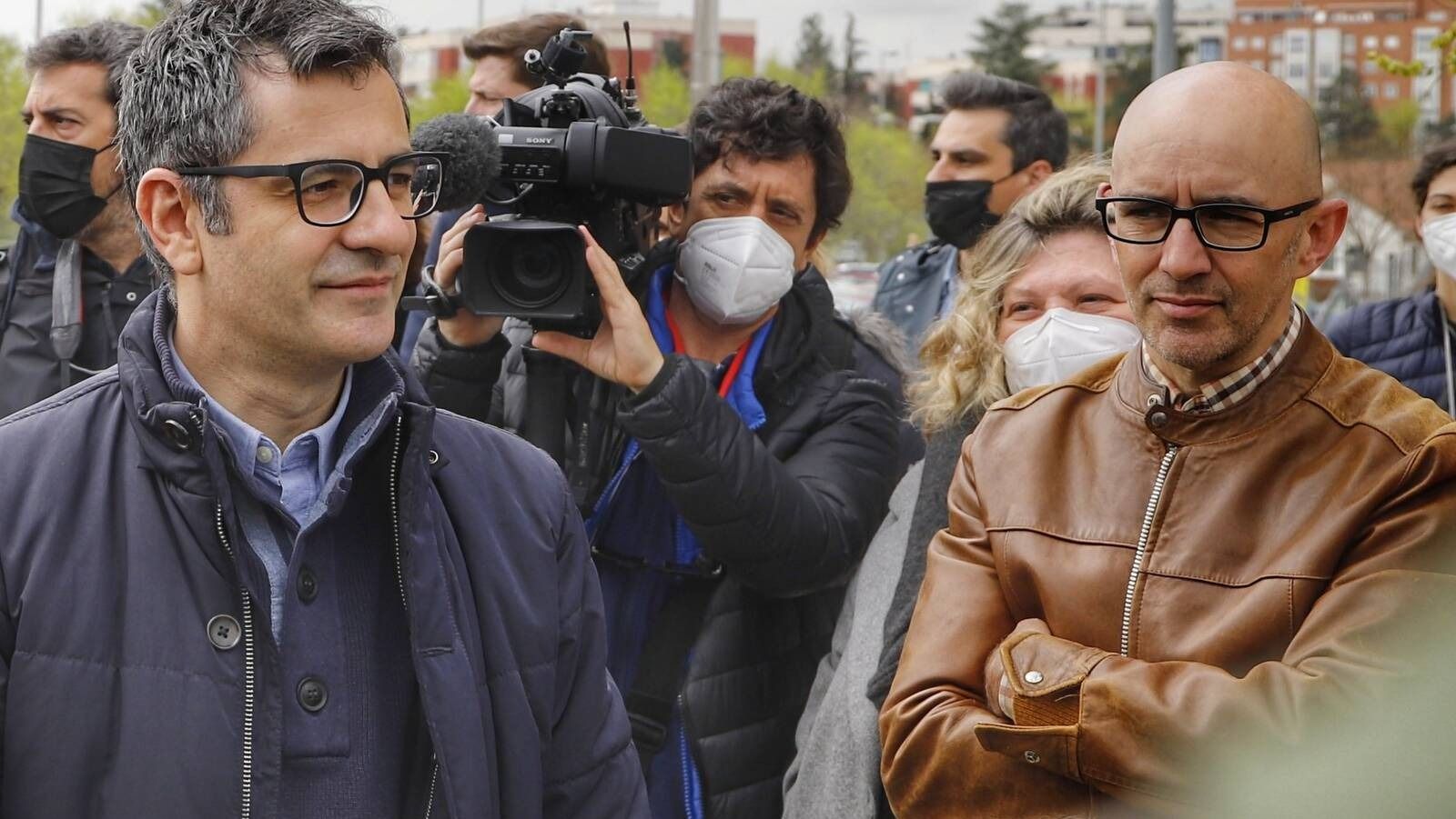 El PSOE de Pozuelo acompaña al ministro Bolaños en su visita al entorno Meaques Retamares