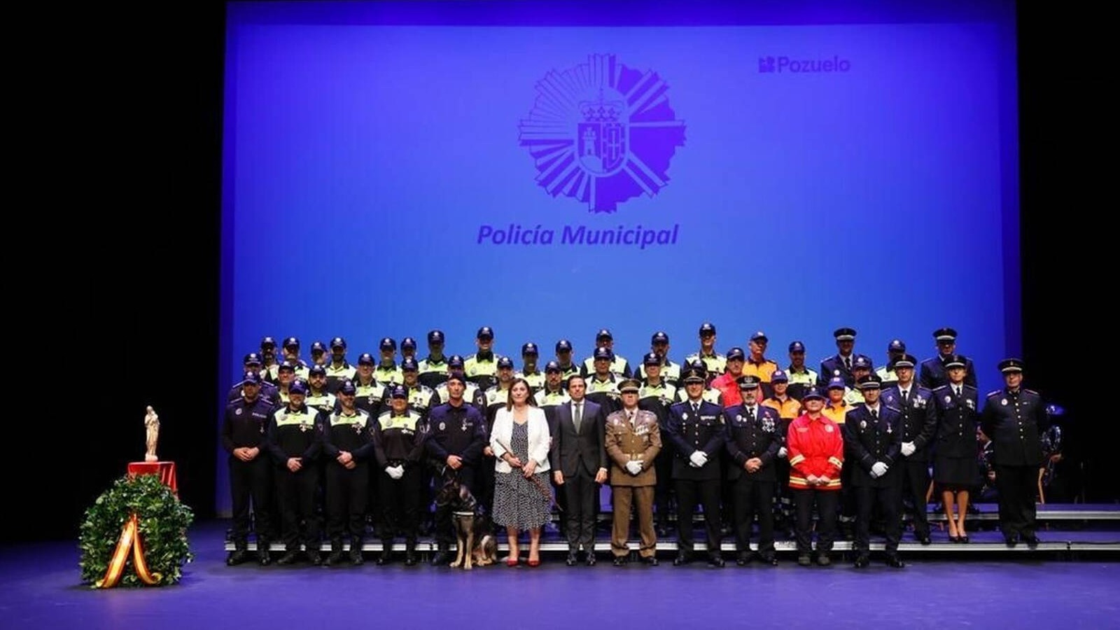 La Policía Municipal de Pozuelo de Alarcón celebra la festividad de su patrona