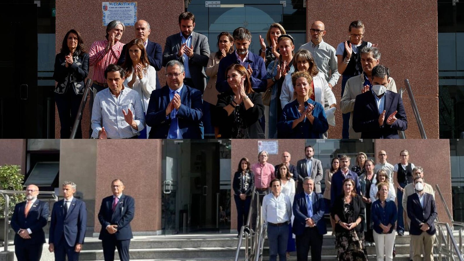 Pozuelo guarda un minuto de silencio por la última mujer asesinada y el Gobierno municipal vuelve a dejar fuera de la foto a Vox