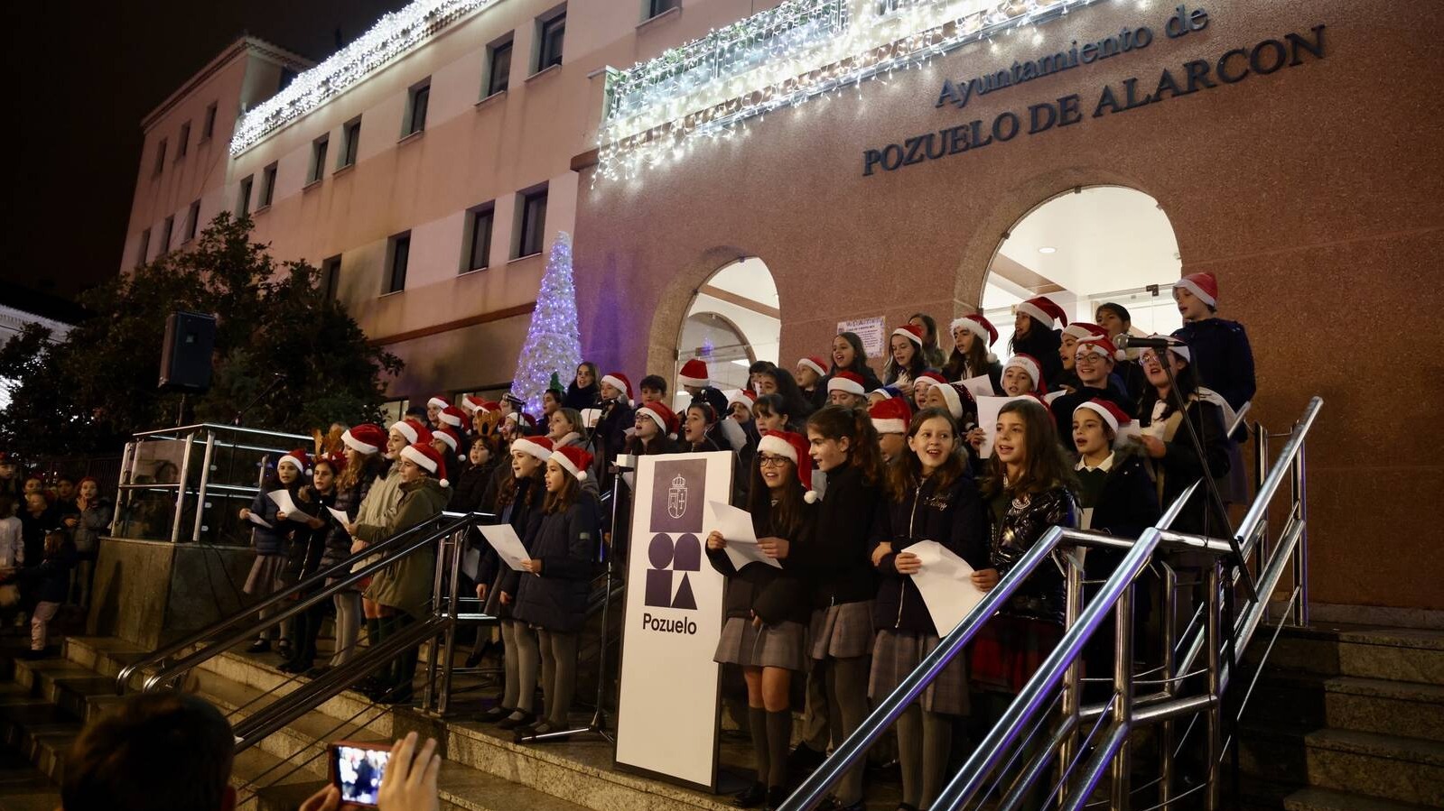 Pozuelo celebra el tradicional encendido de luces navideñas