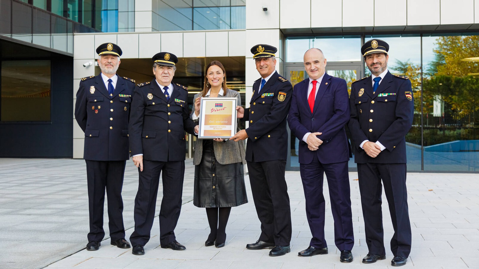 Premian a la Comisaría de Policía Nacional de Pozuelo por su labor en materia de protección