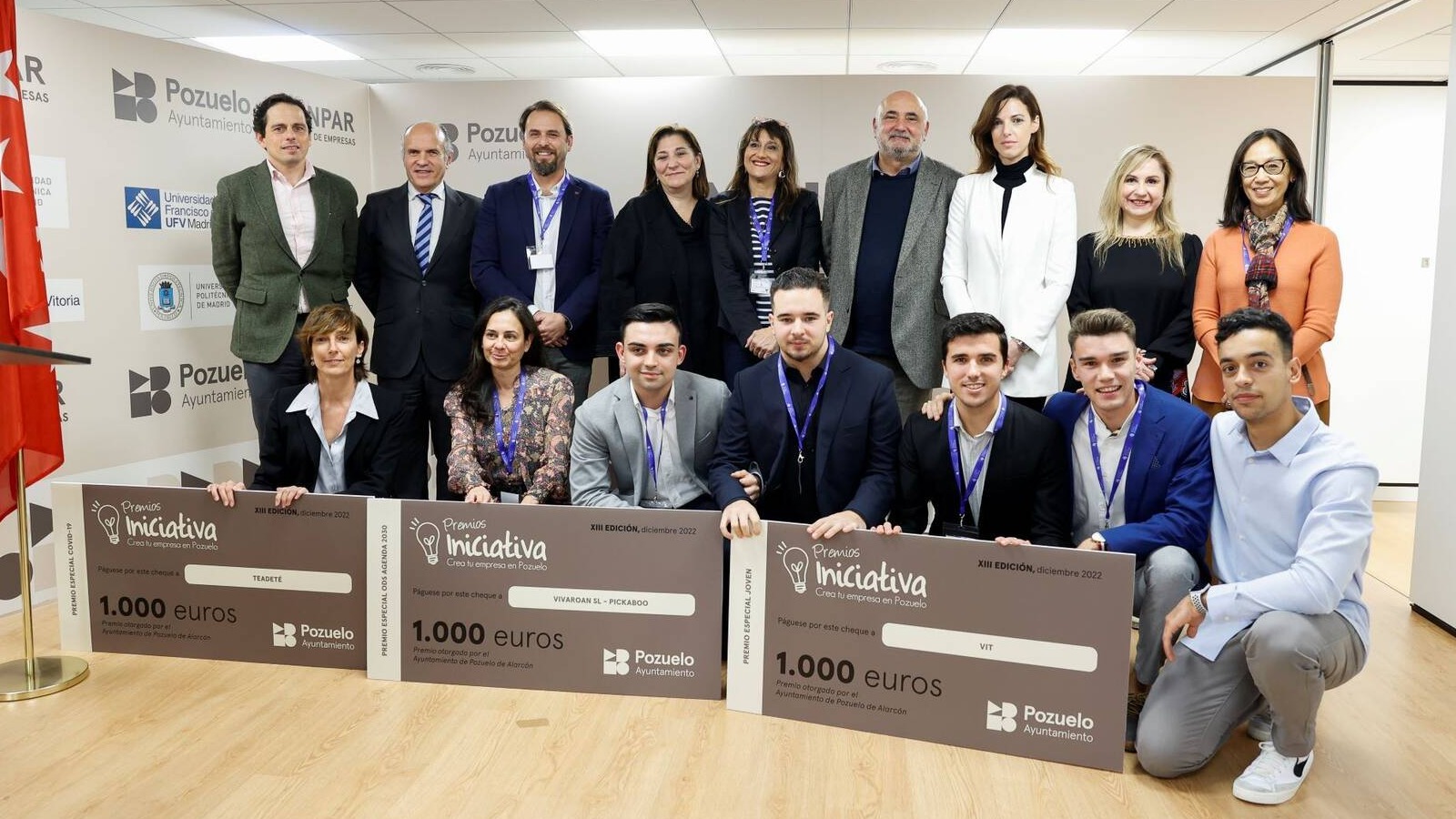 Pozuelo entrega los Premios Iniciativa que reconocen el espíritu emprendedor