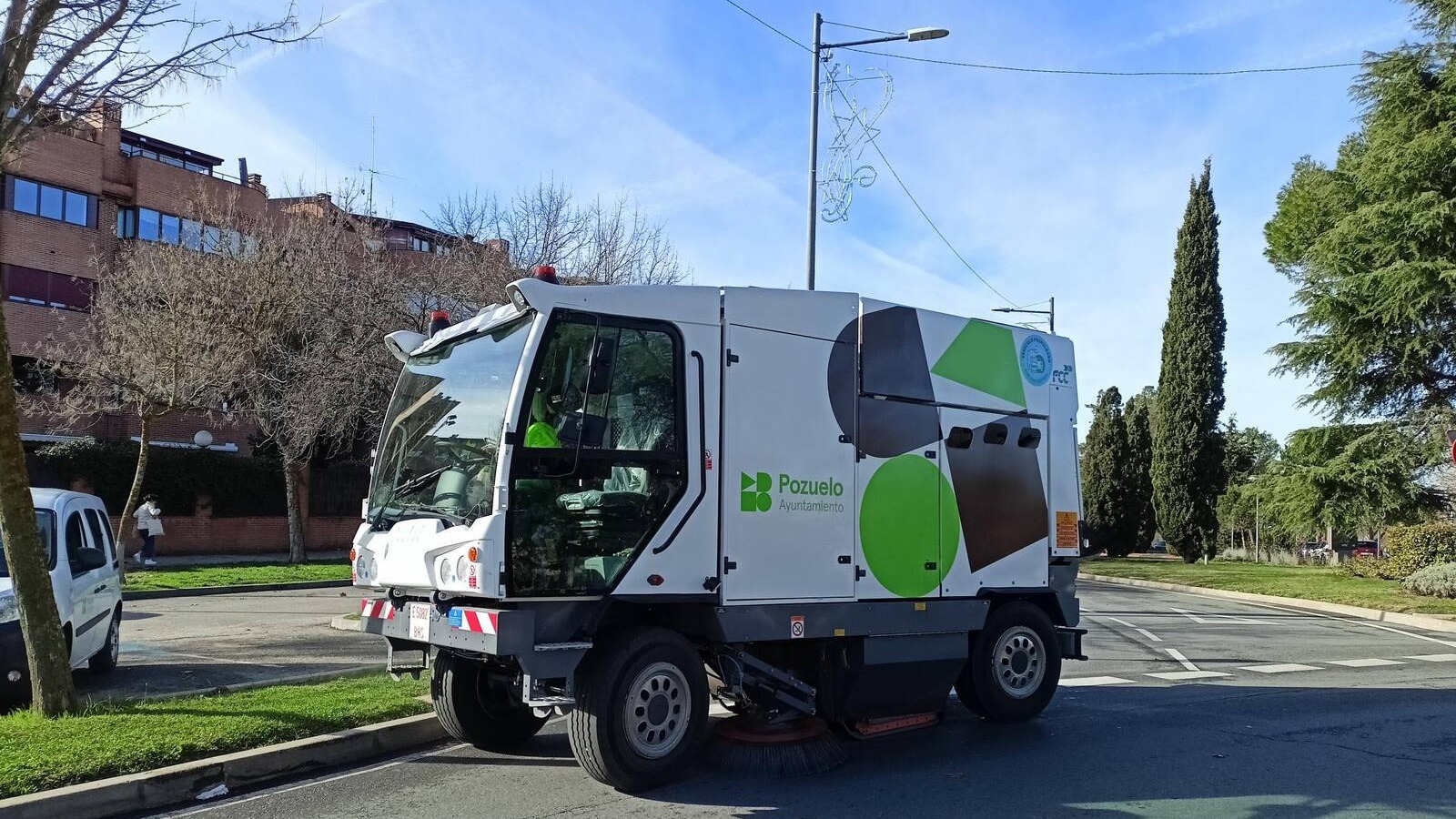 Dos nuevas barredoras en Pozuelo para mejorar la limpieza viaria