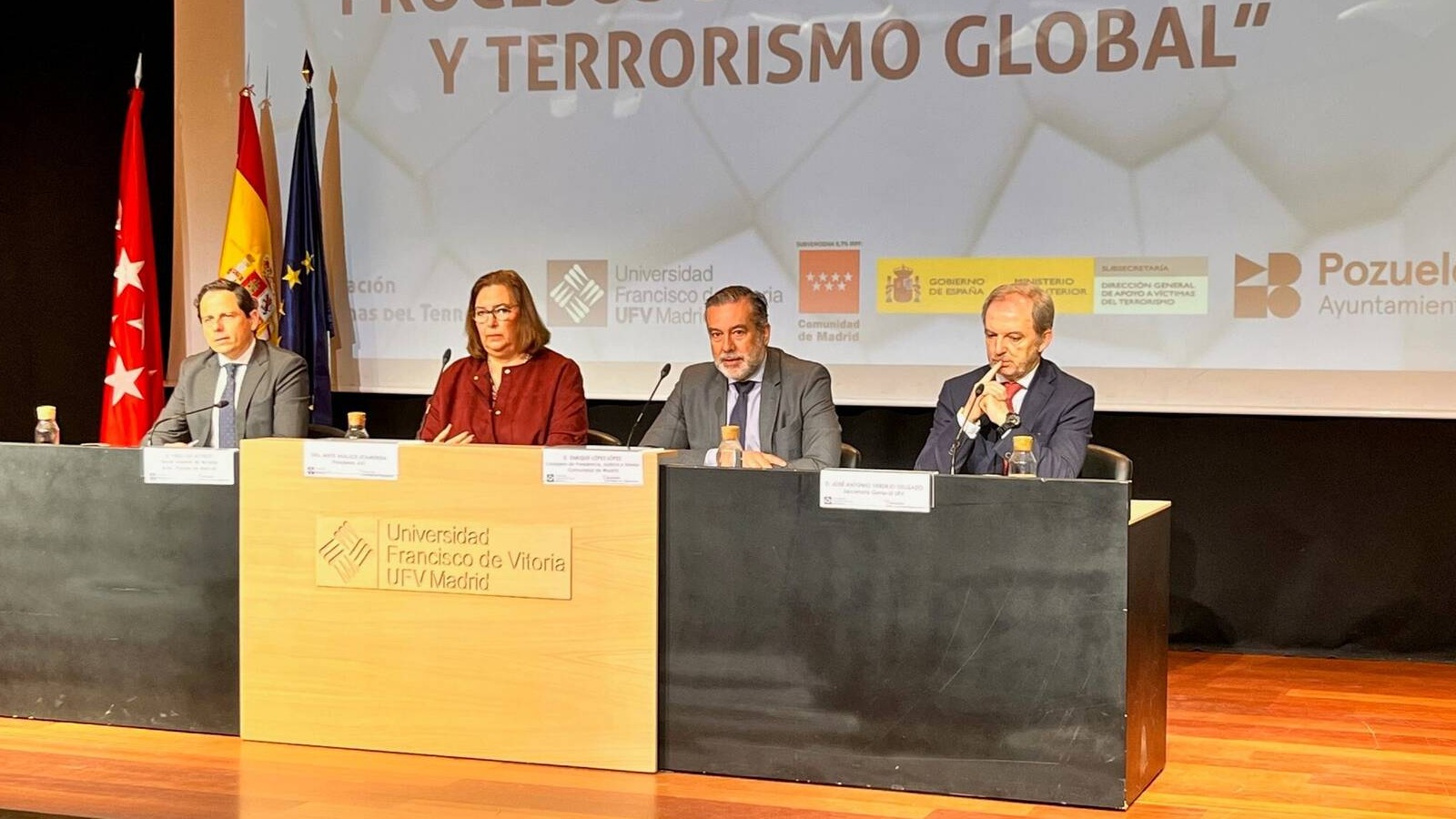La AVT organiza unas nuevas jornadas sobre terrorismo en la Universidad Francisco de Vitoria de Pozuelo