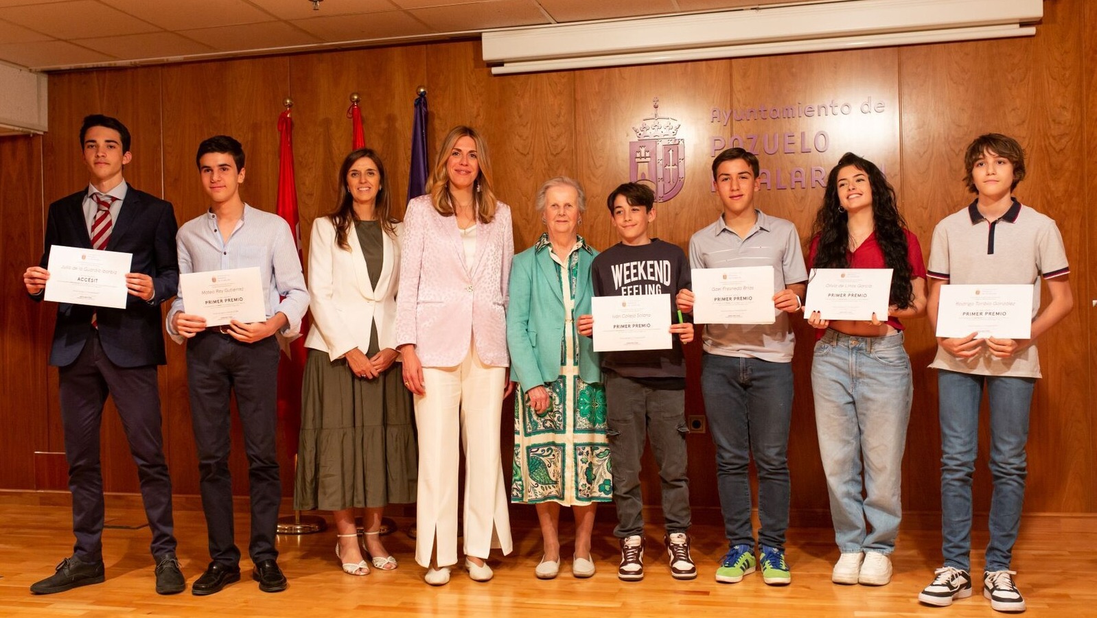 Estudiantes de Pozuelo de Alarcón reciben los premios del Concurso Escolar 'Gerardo Diego'