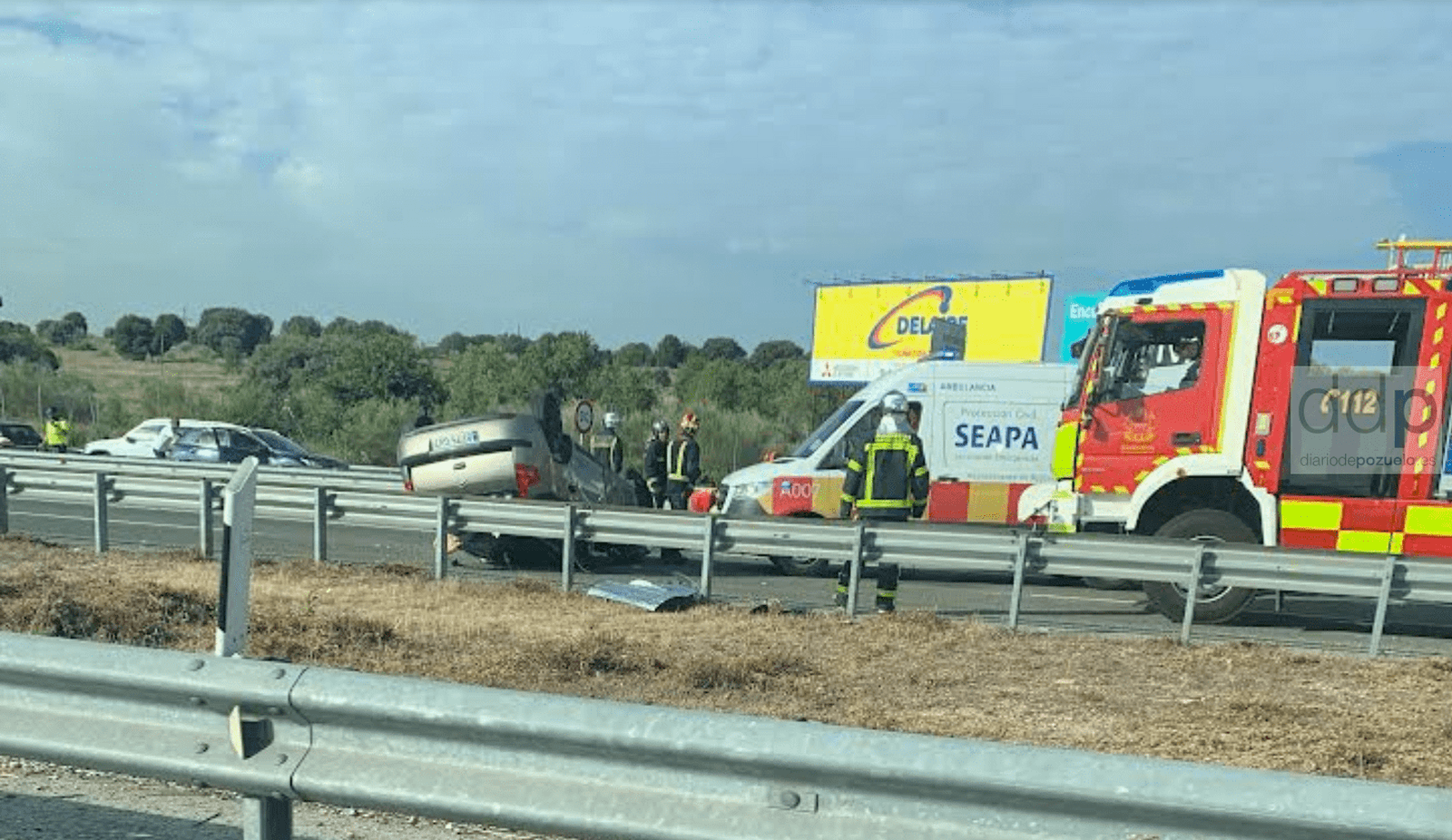 Accidente en la M-503 entre Majadahonda y Pozuelo de Alarcón