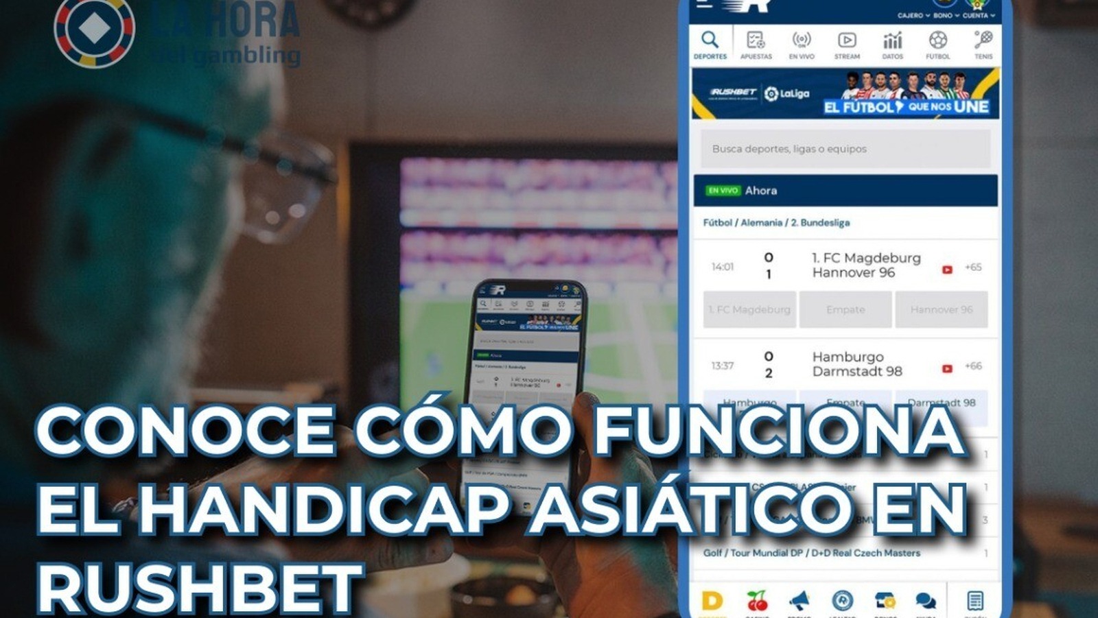 Conoce cómo funciona el handicap asiático en Rushbet