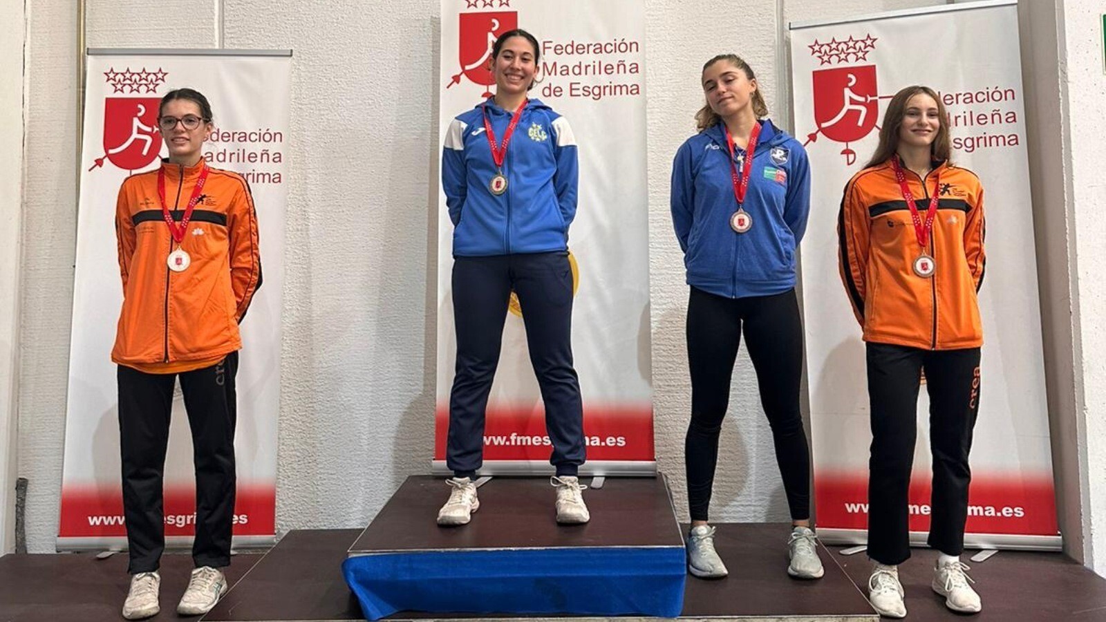 Martina Torrego, del Club Esgrima Pozuelo, conquista el bronce en la Primera Fase Regional Junior de Madrid M-20