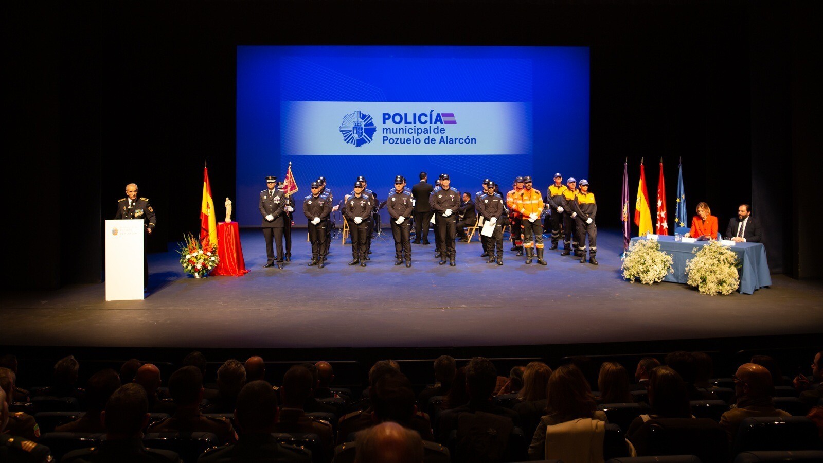 El MIRA acoge el homenaje a la Policía Local de Pozuelo en el día de su patrona
