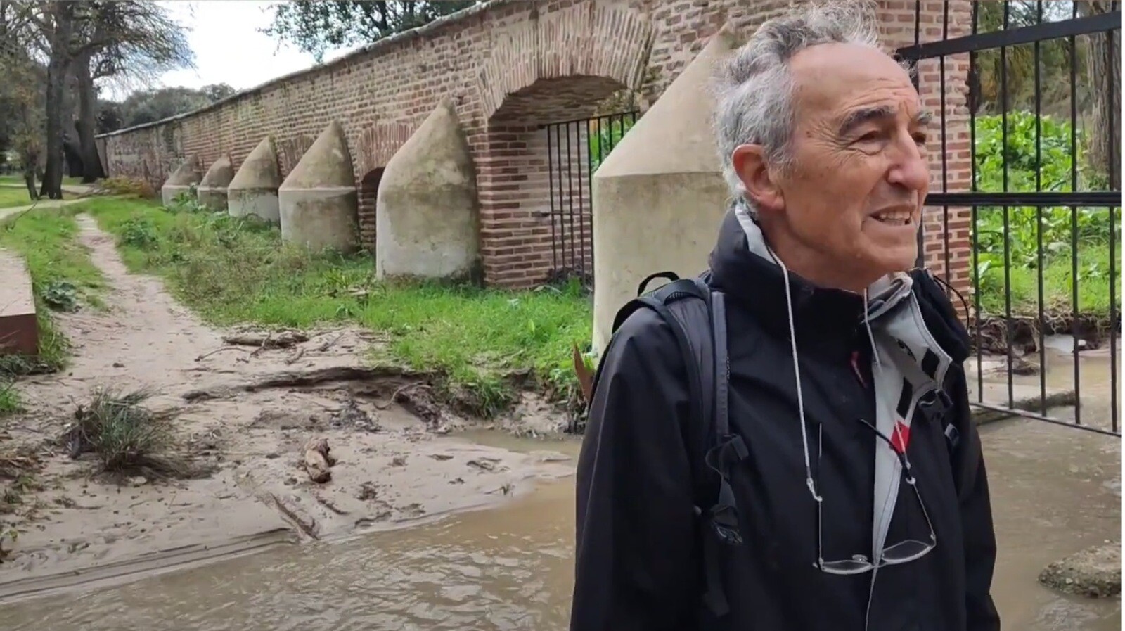 Advierten del posible derrumbe del muro de la Casa de Campo en el Parque Forestal Adolfo Suárez de Pozuelo