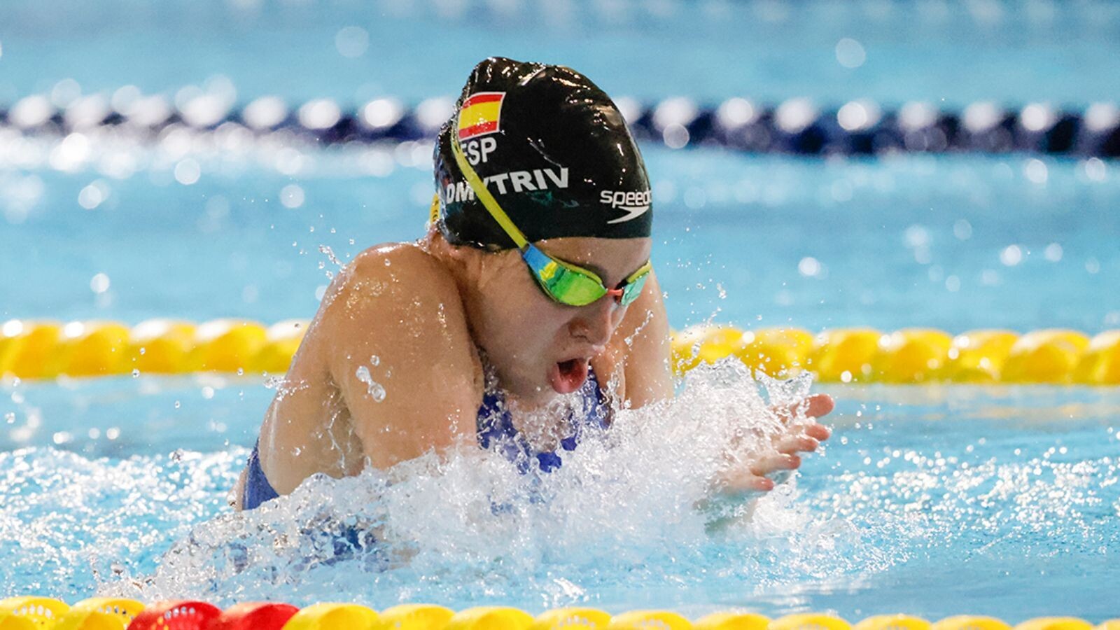 Anastasiya Dmytriv, del Club Natación Pozuelo, gana la medalla de plata en 100m braza en Melbourne