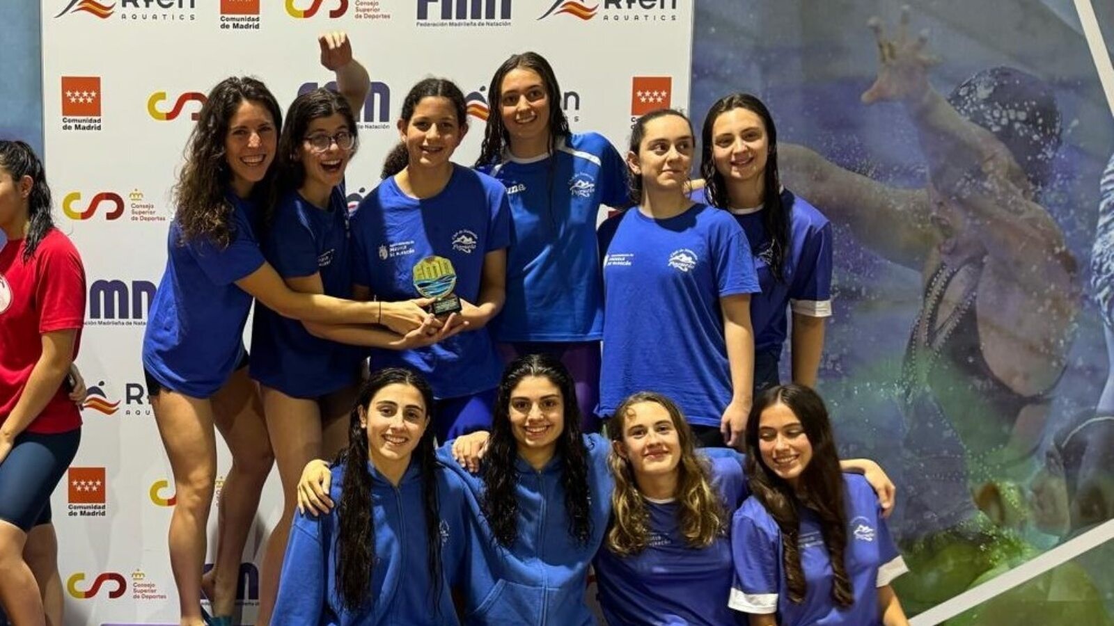 El Club de Natación Pozuelo se corona en la Copa de Madrid