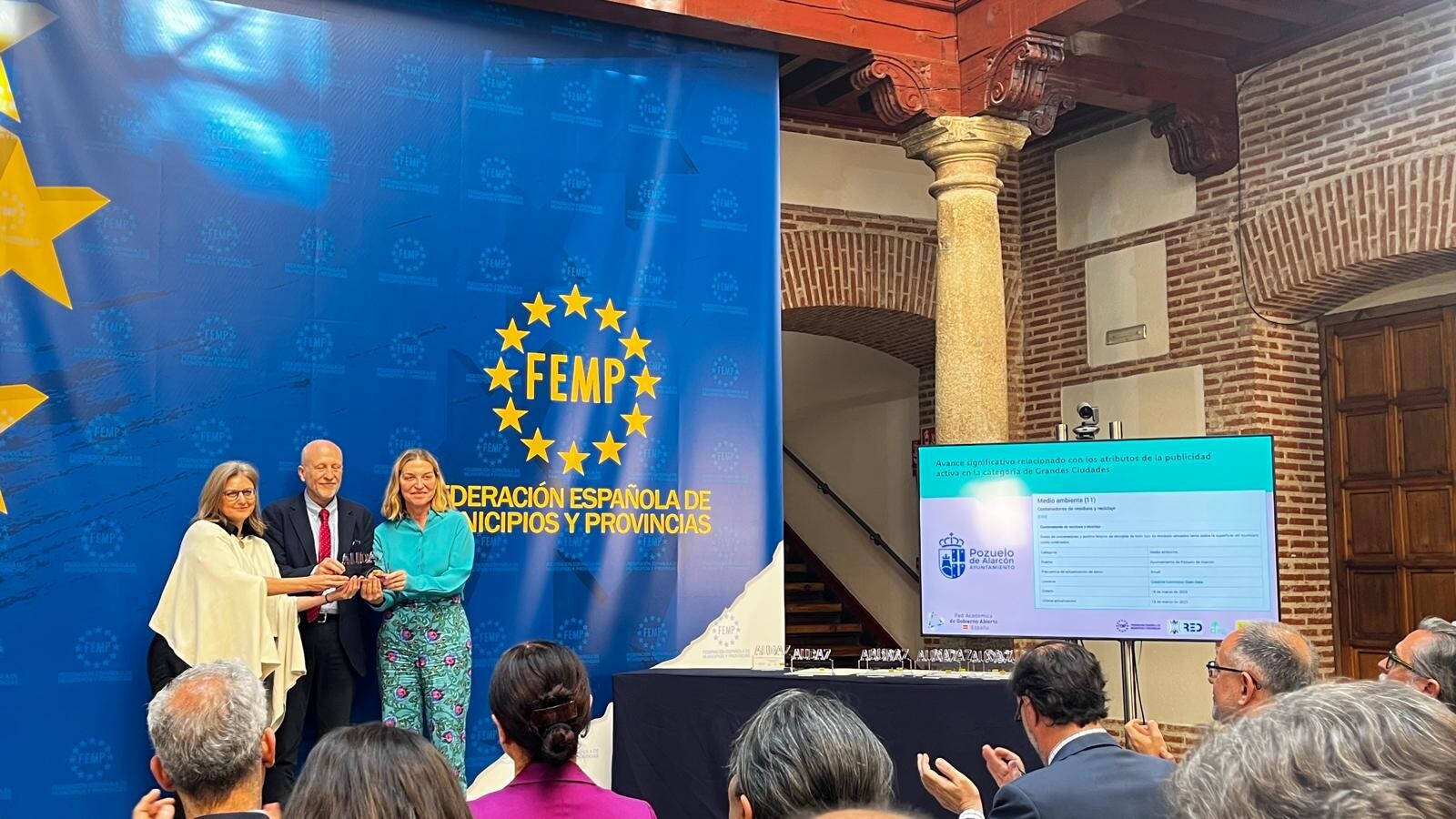 Pozuelo, premiado con el AUDAZ 2025 por su apuesta por la transparencia