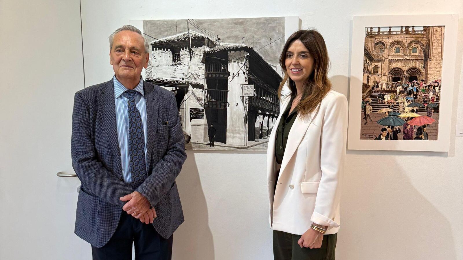 Carlos Granda expone en Pozuelo su visión de España a través de la tinta china