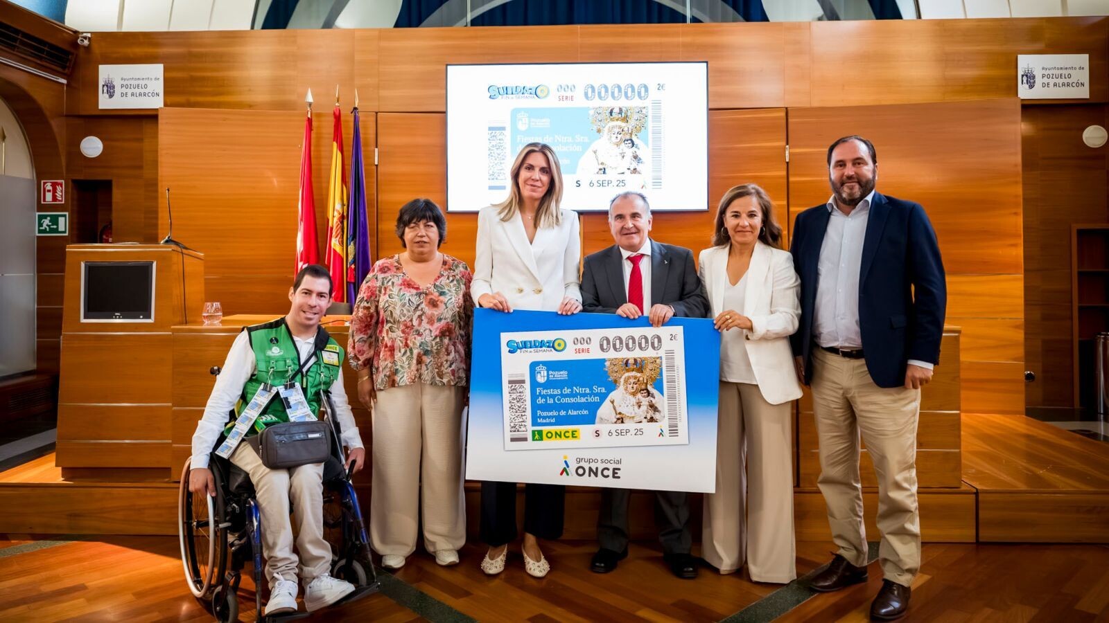 Las fiestas patronales de Pozuelo protagonizan el cupón de la ONCE del 6 de septiembre