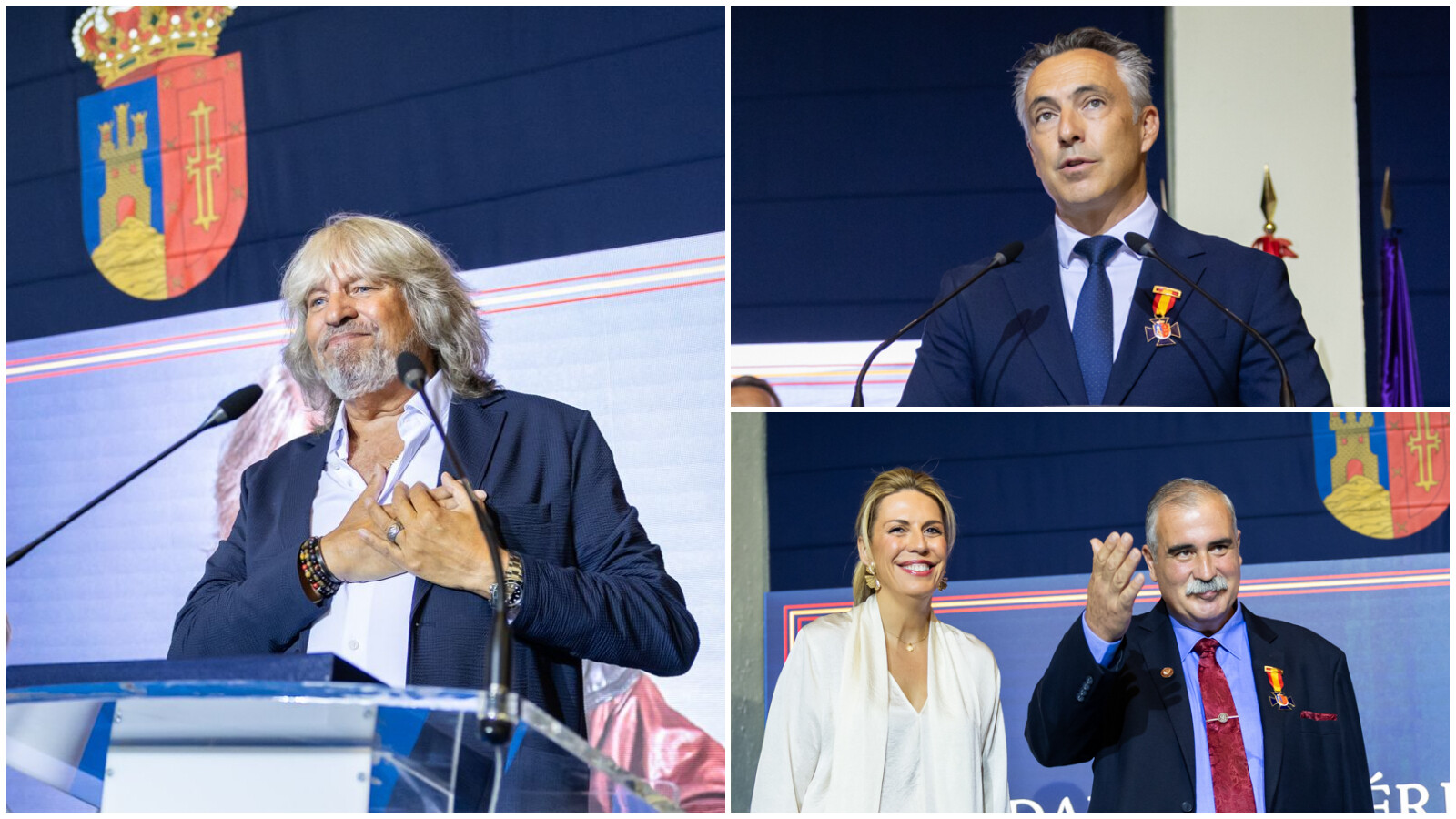 Pozuelo rinde homenaje a José Mercé, Juan Pedro Álvarez y ASEM112 en su fiesta patronal