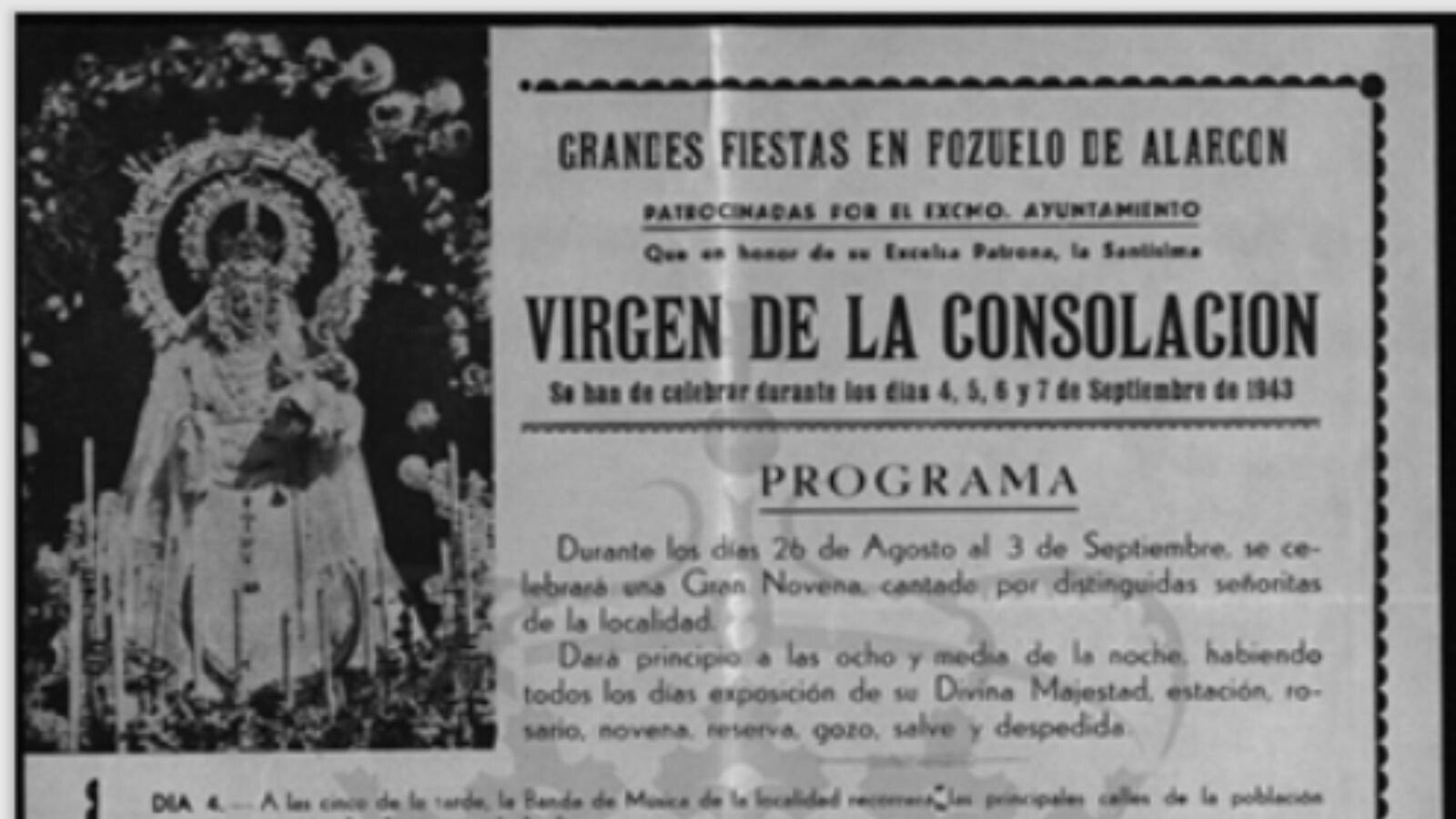 Las Fiestas Patronales de Pozuelo de Alarcón en 1943
