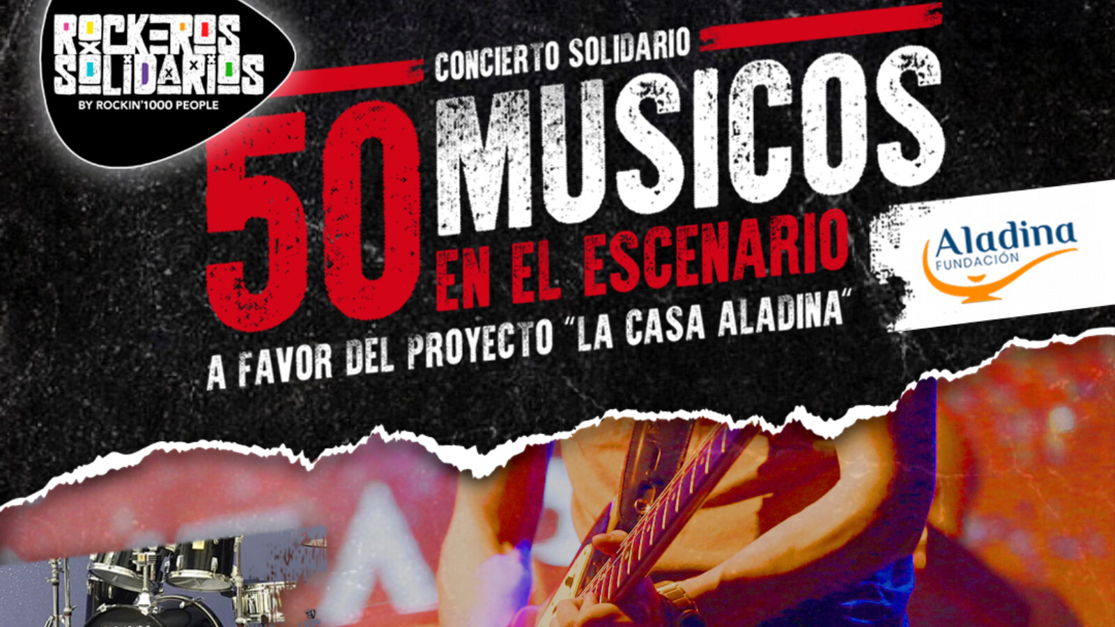 Pozuelo acogerá el concierto solidario ‘Rockeros Solidarios’ a favor de la Fundación Aladina