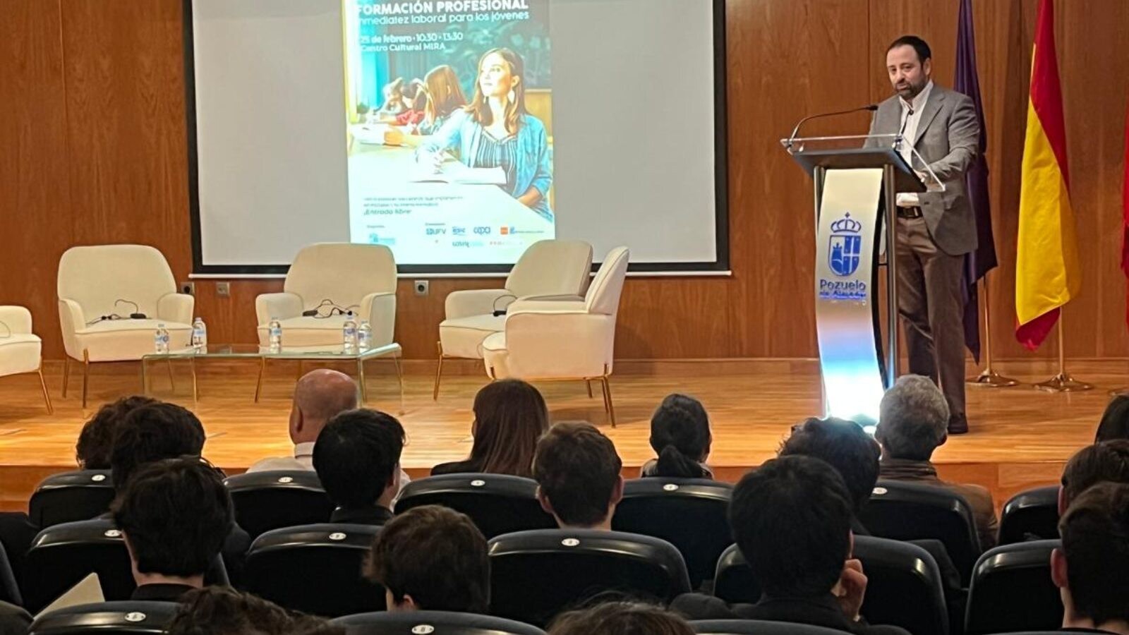 Más de 150 personas asisten a la jornada sobre Formación Profesional organizada en Pozuelo