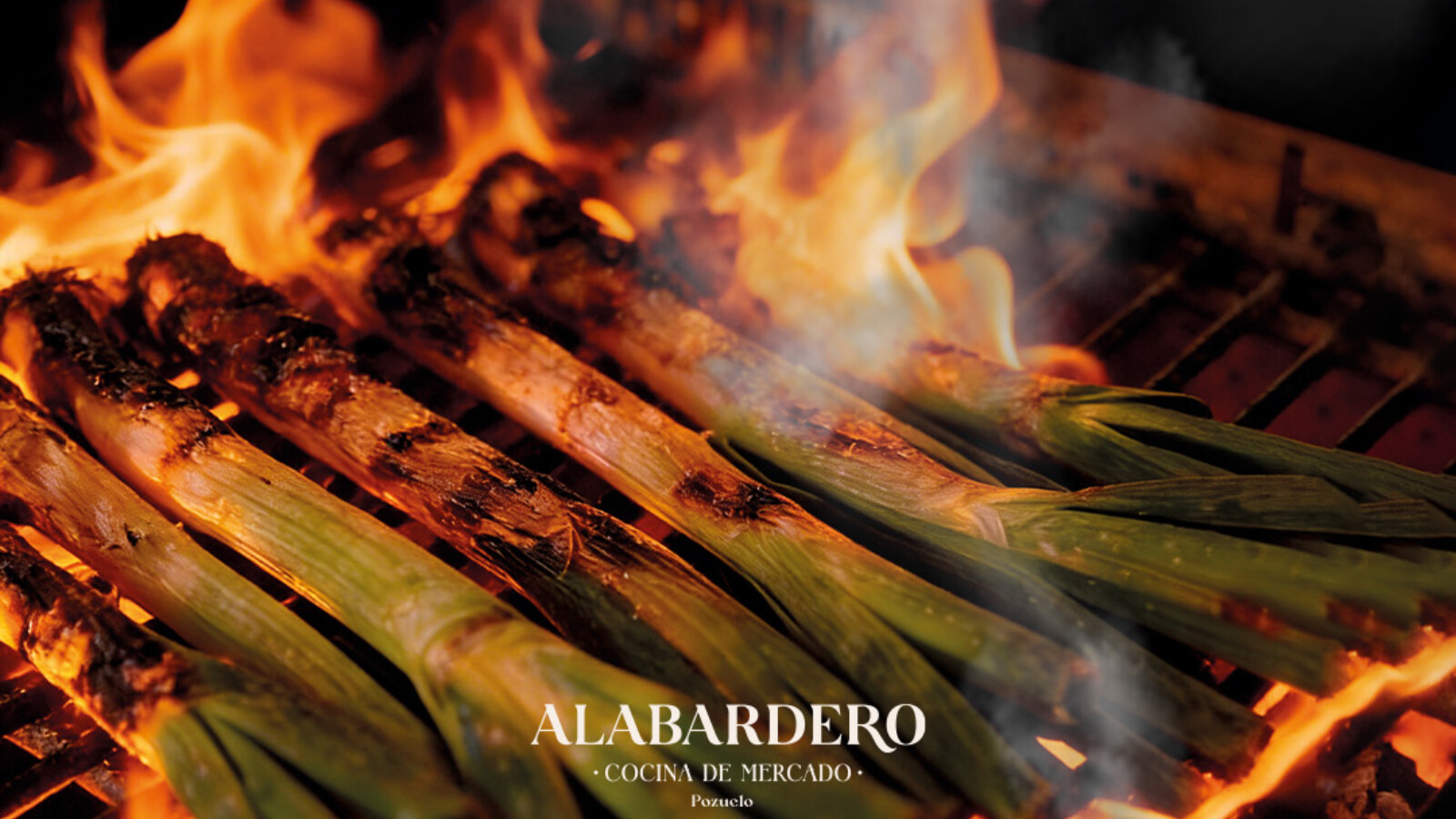 Alabardero trae a Pozuelo el sabor tradicional de los calçots a la brasa