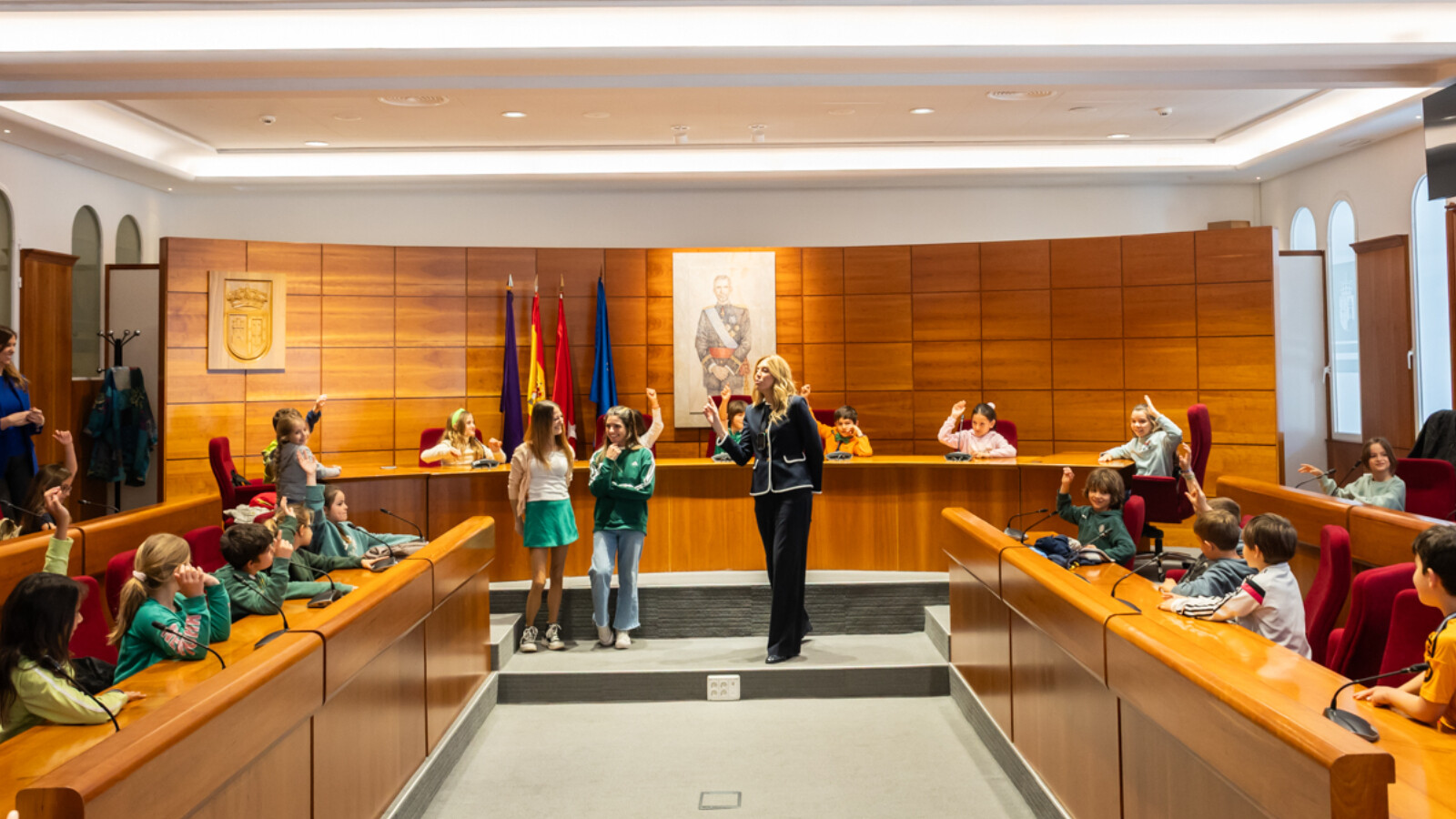 Cerca de 800 escolares de Pozuelo participan en el programa ‘Visita tu Ayuntamiento’ 