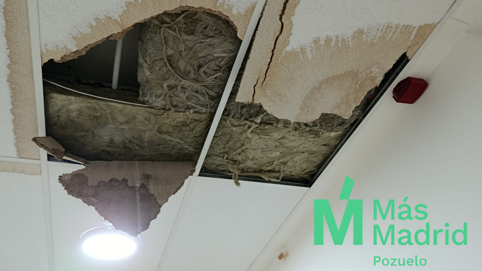 Más Madrid Pozuelo denuncia falta de mantenimiento en los colegios