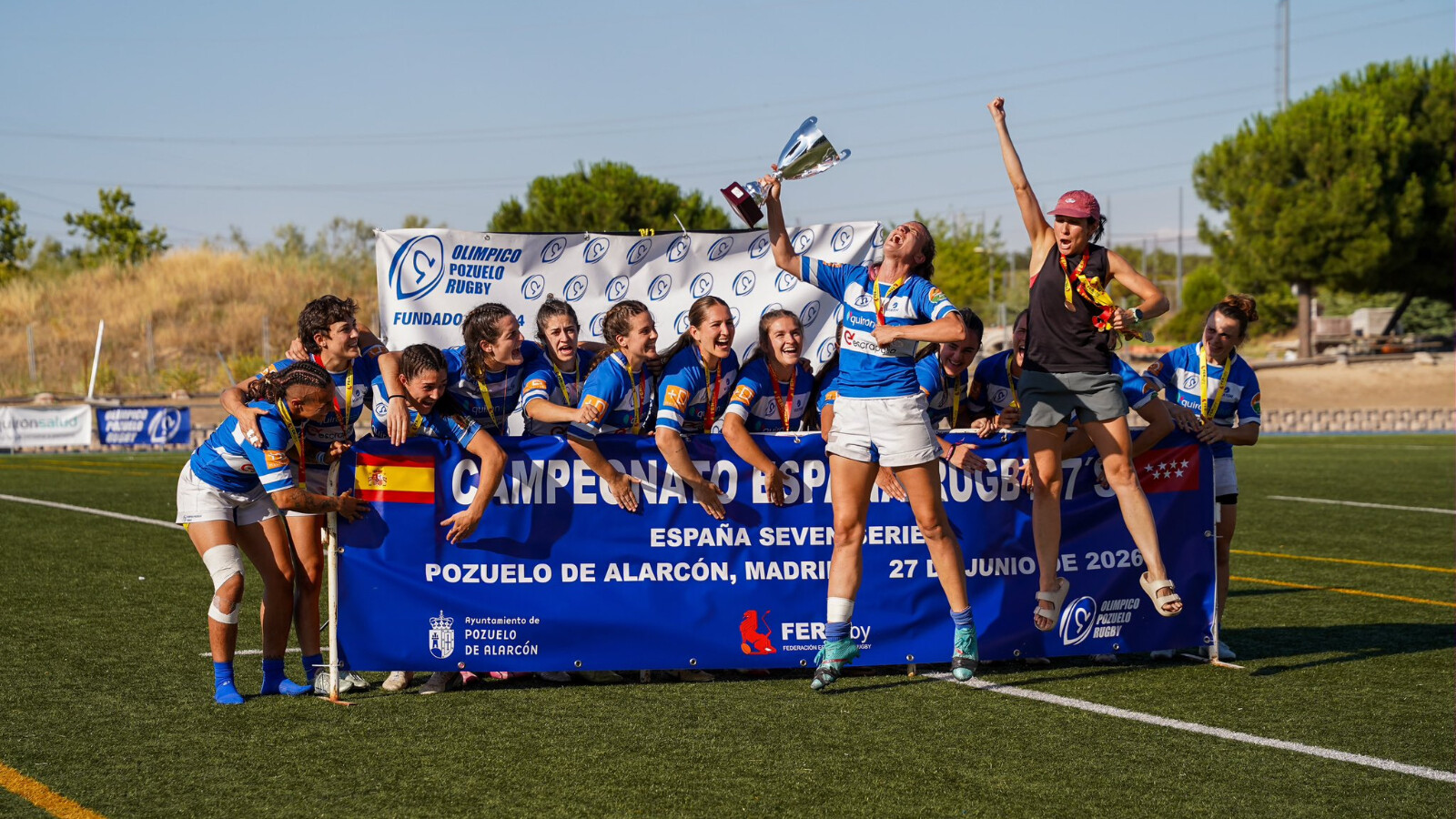 El Olímpico Pozuelo se proclama campeón de España de Rugby Seven