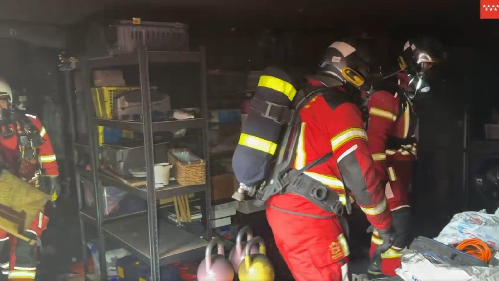 Extinguido un incendio en un garaje de Pozuelo sin heridos