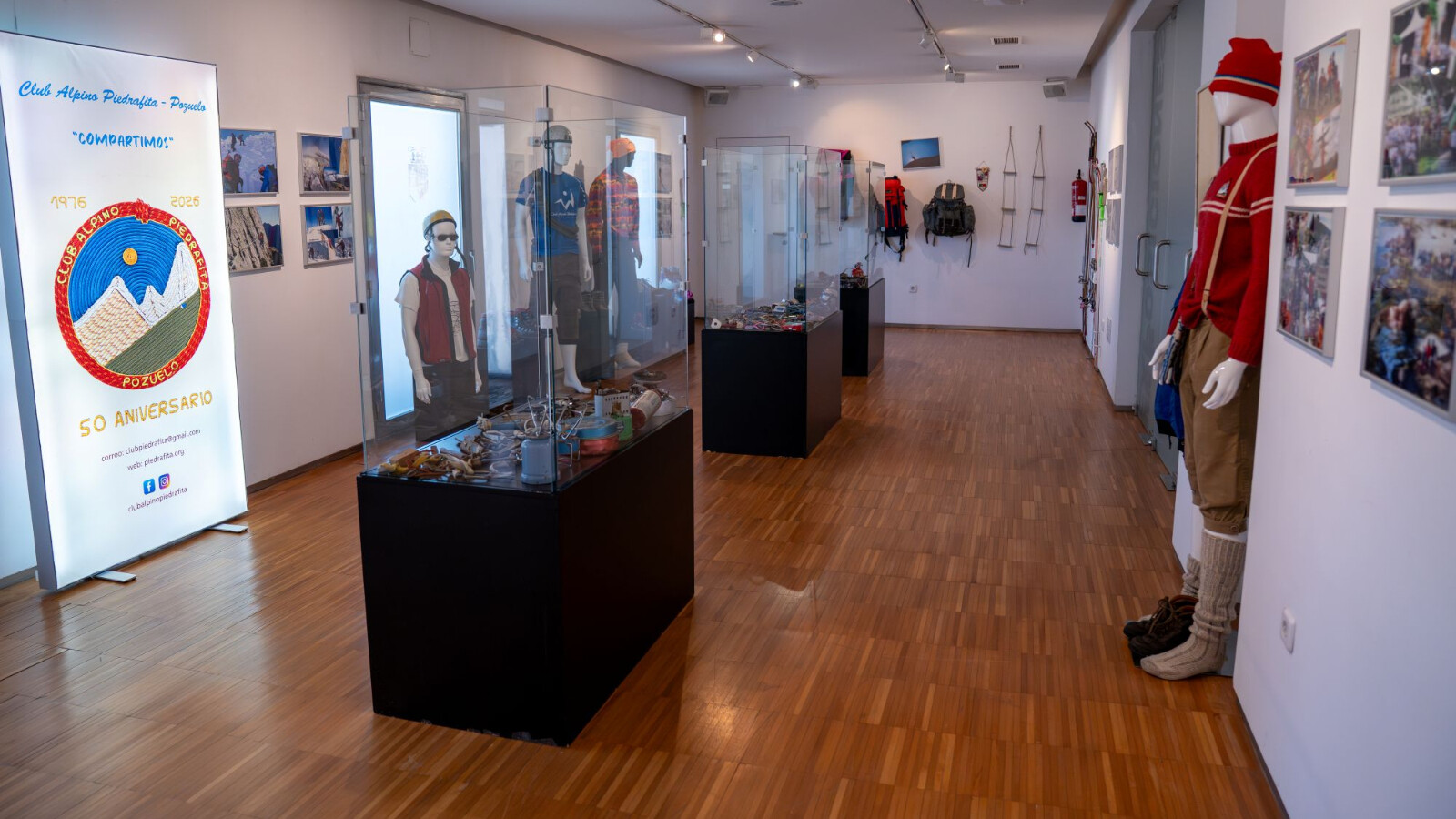 El Club Alpino Piedrafita de Pozuelo celebra 50 años con una exposición