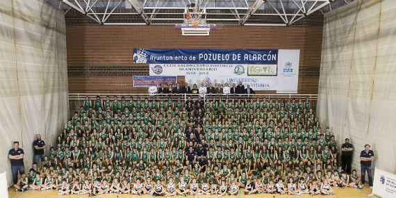 El CB Pozuelo celebra su presentación anual con más de 400 jugadores