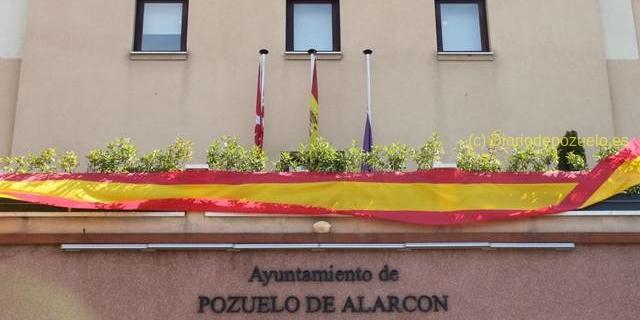 Las banderas de Pozuelo de Alarcón ondearán a media asta como duelo por las víctimas del coronavirus