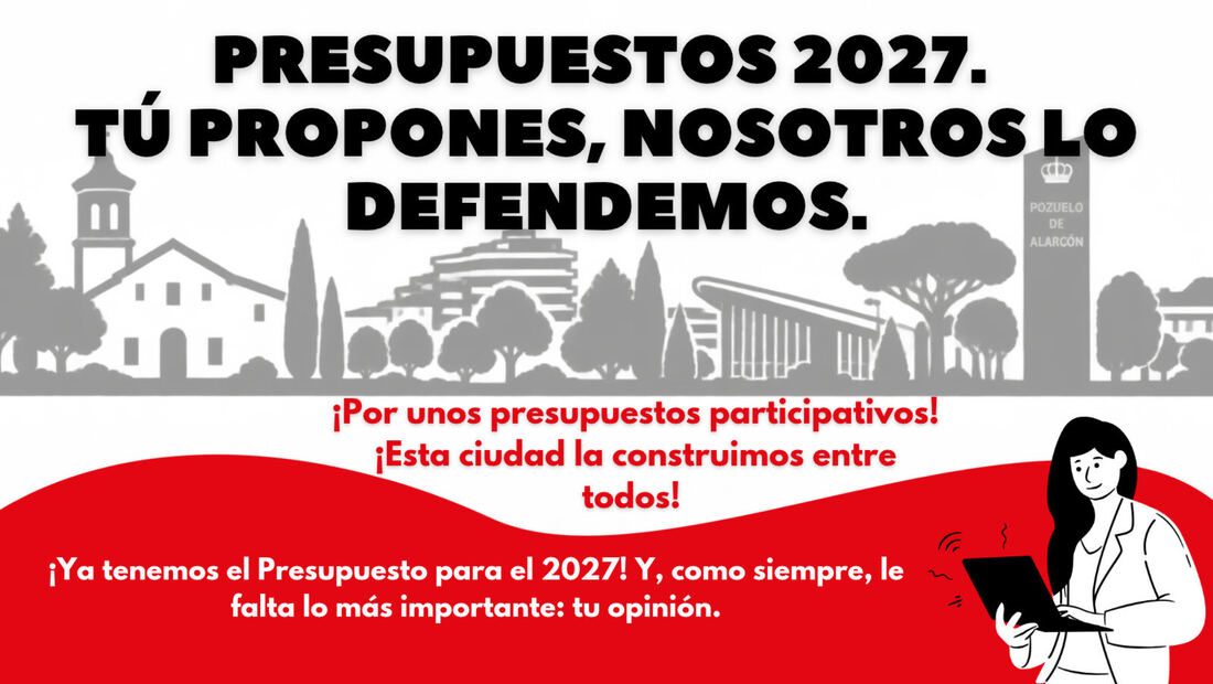 El PSOE de Pozuelo lanza una campaña de presupuestos participativos